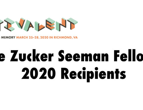 Helene Zucker Seeman Fellowship 2020 Recipients